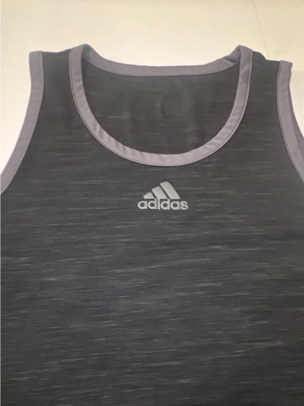 adidas Men’s Essentials Training Tank Top Black Gray 2X / XXL Athleisure Gym